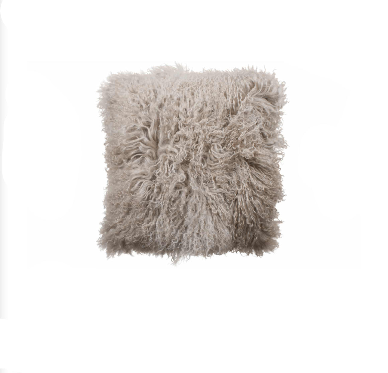 Sheepskin sand cushion