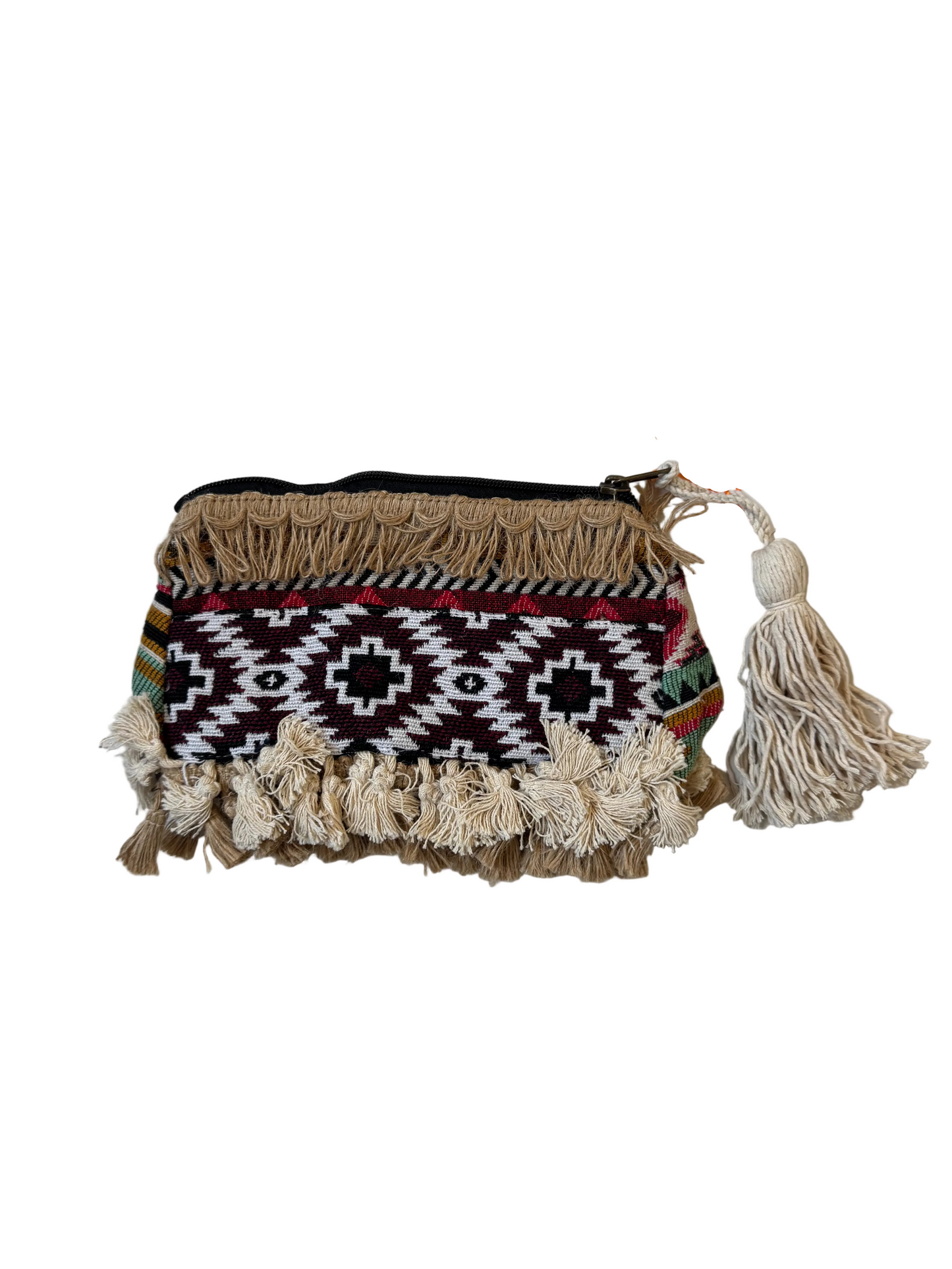 Colorful boho pouch
