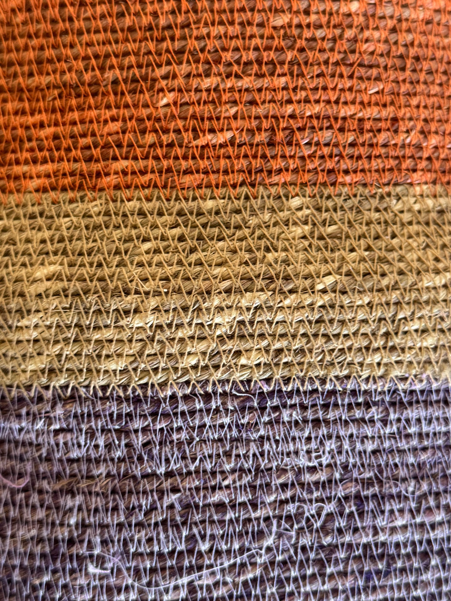 Isa basket Orange/Lila