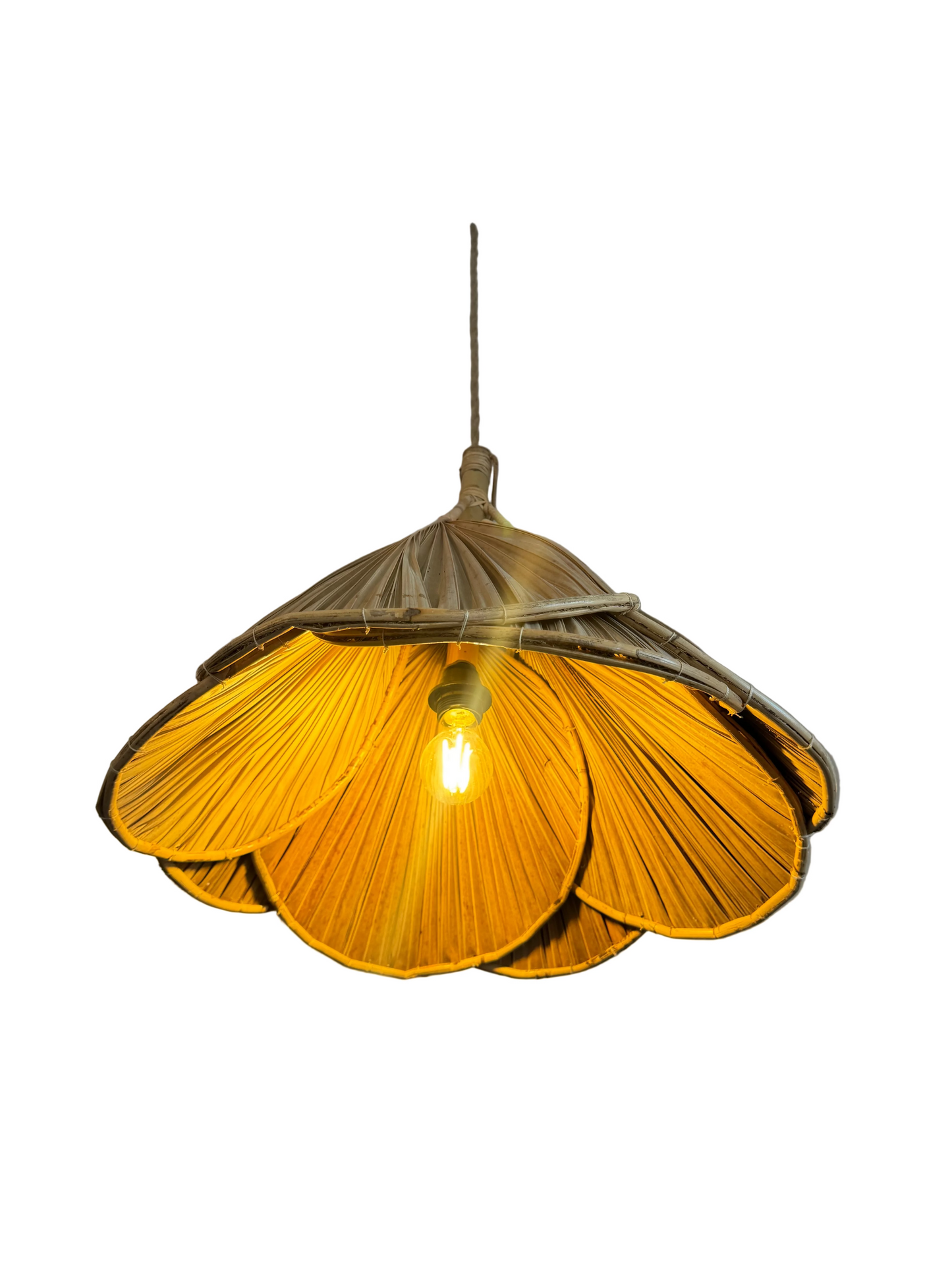 Palm hanging lamp