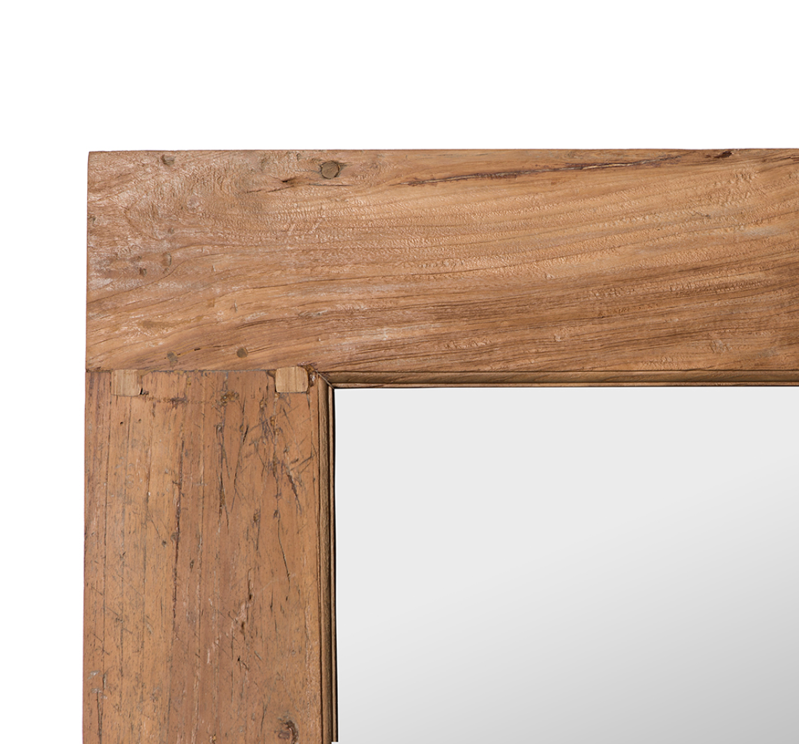 Wooden statement mirror 200
