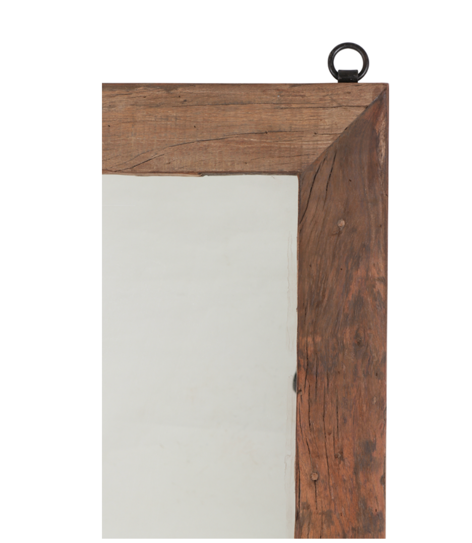 Teak mirror L