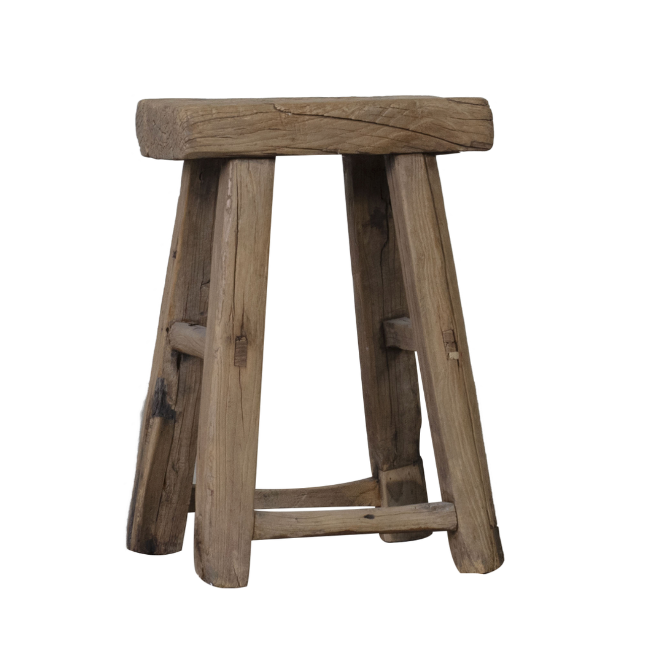 Stool wood rectangular