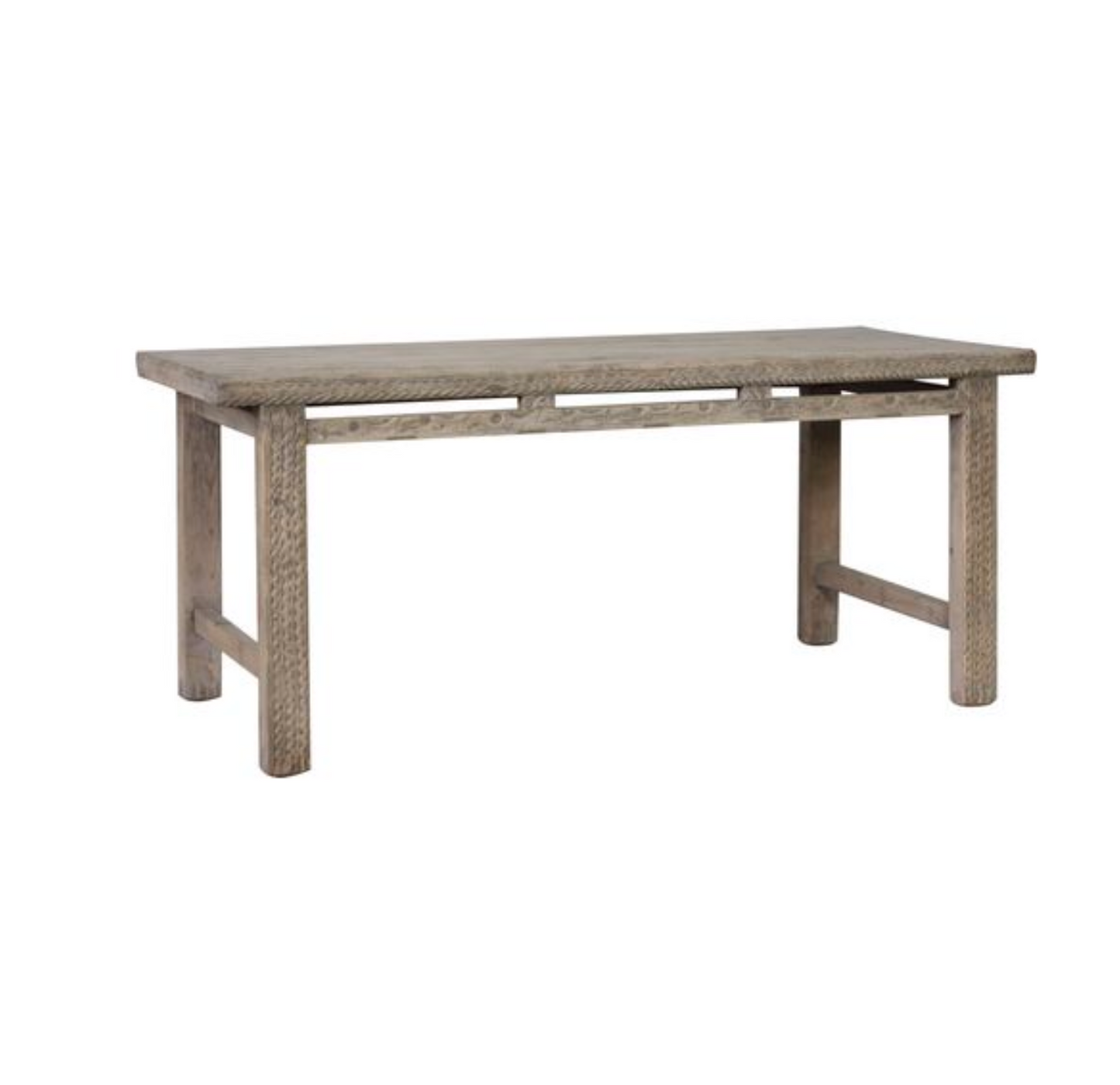 Ibiza ribbed dining table 180