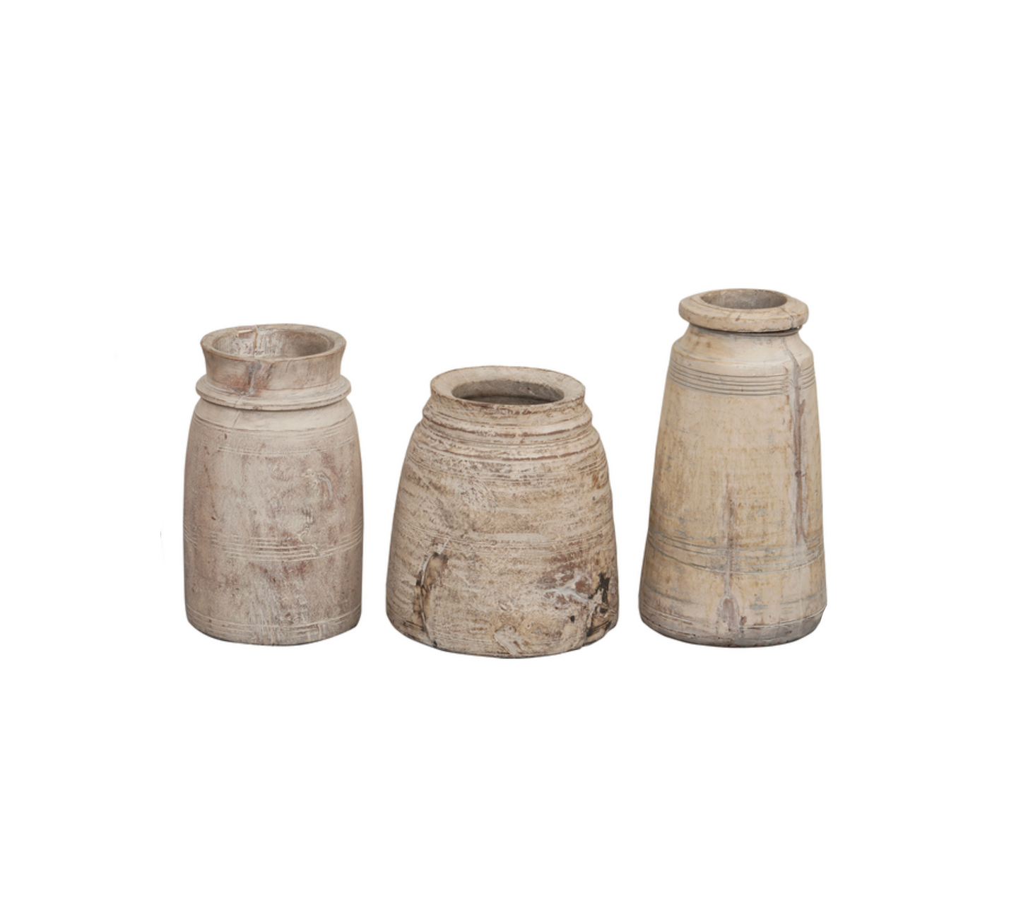 Wooden decorative milk pot