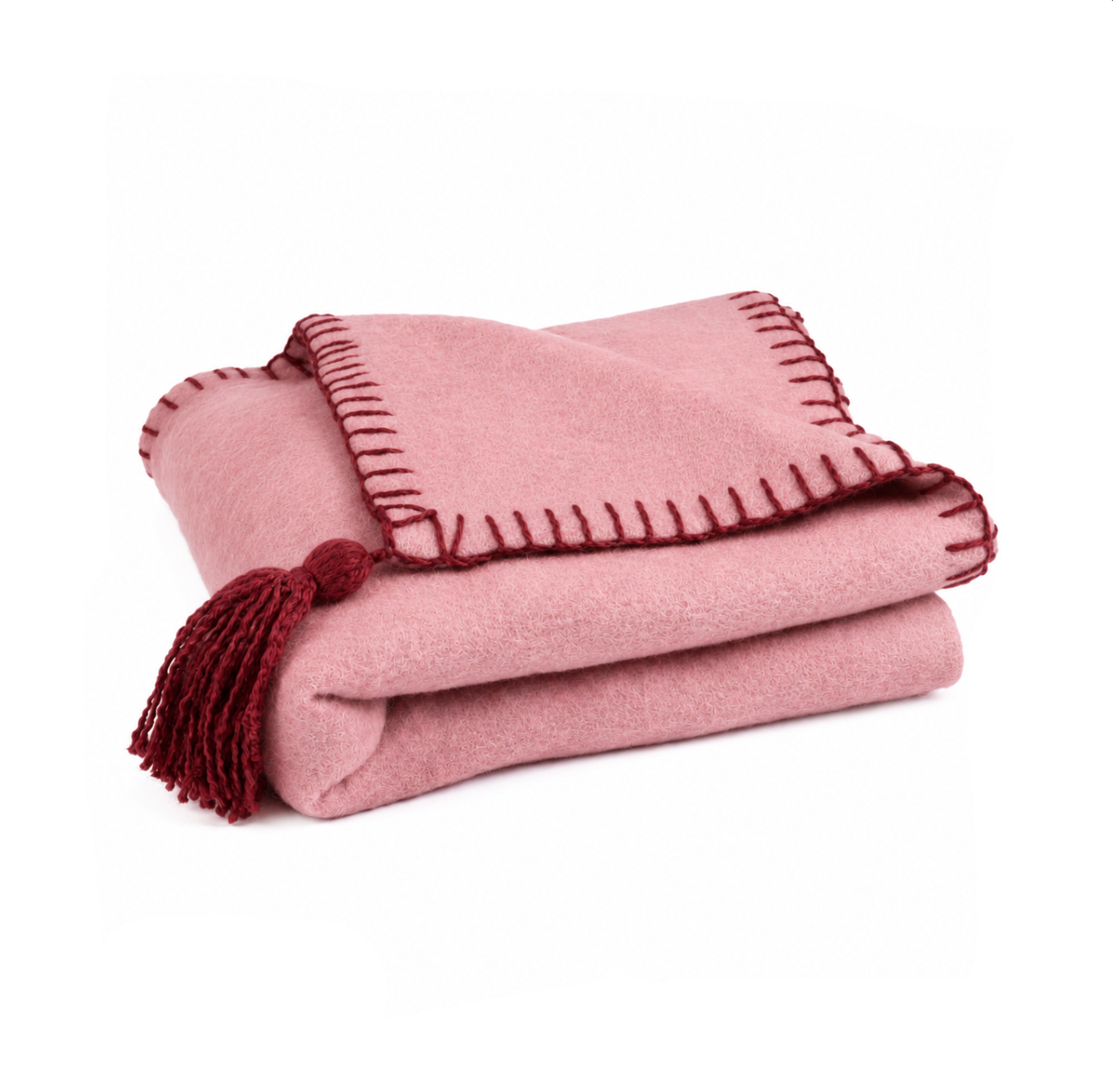 Throw Evie pink L