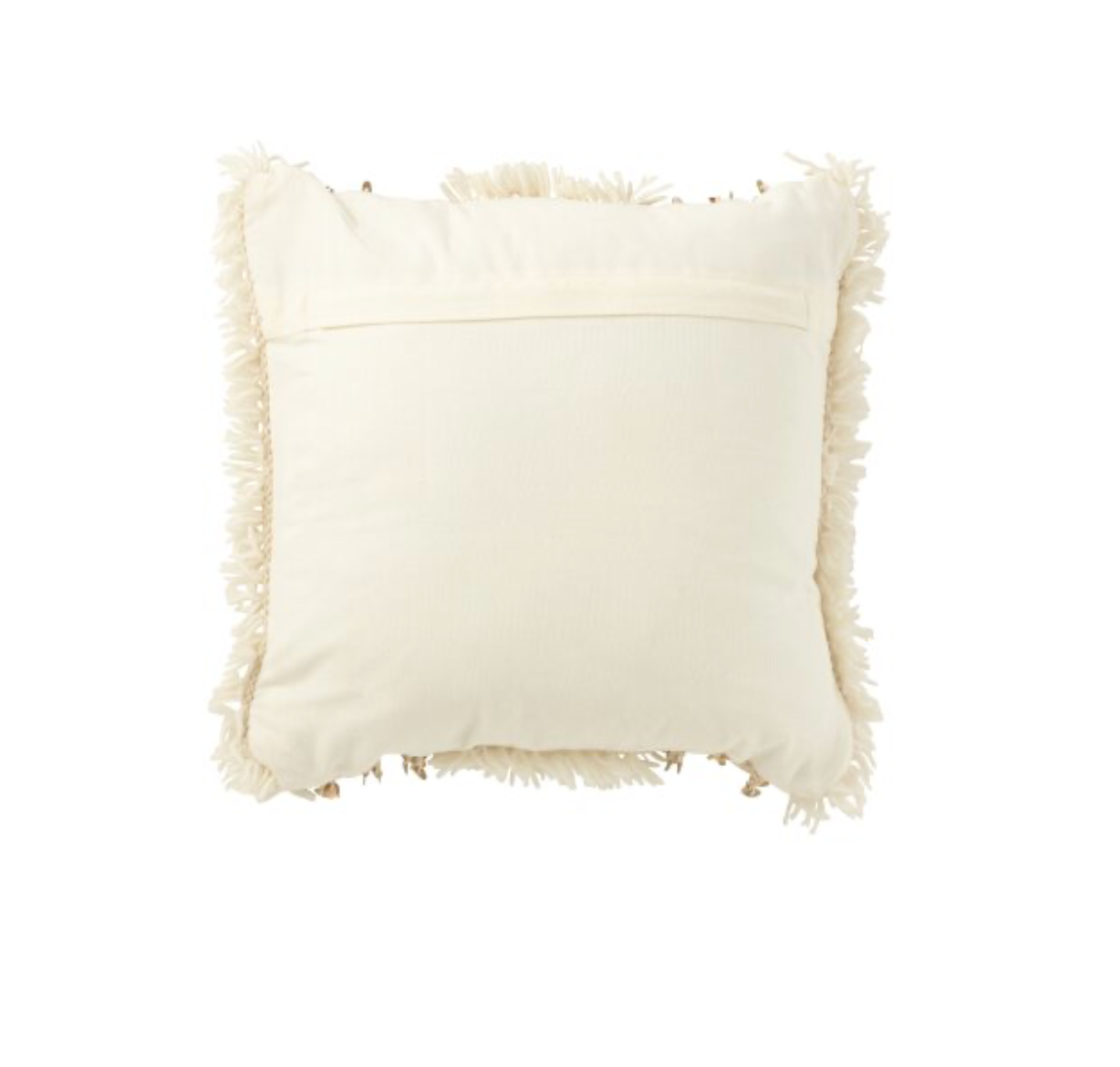 Ibiza cushion with sequins | Cream/Gold