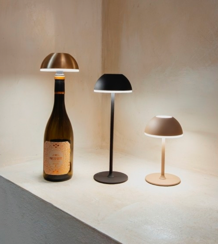 3-in-1 led table lamp | black