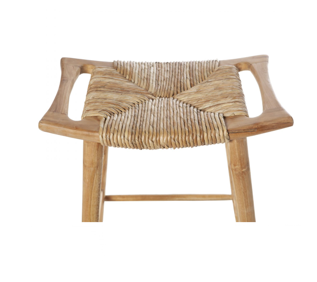 Bora Bar stool wood | rattan