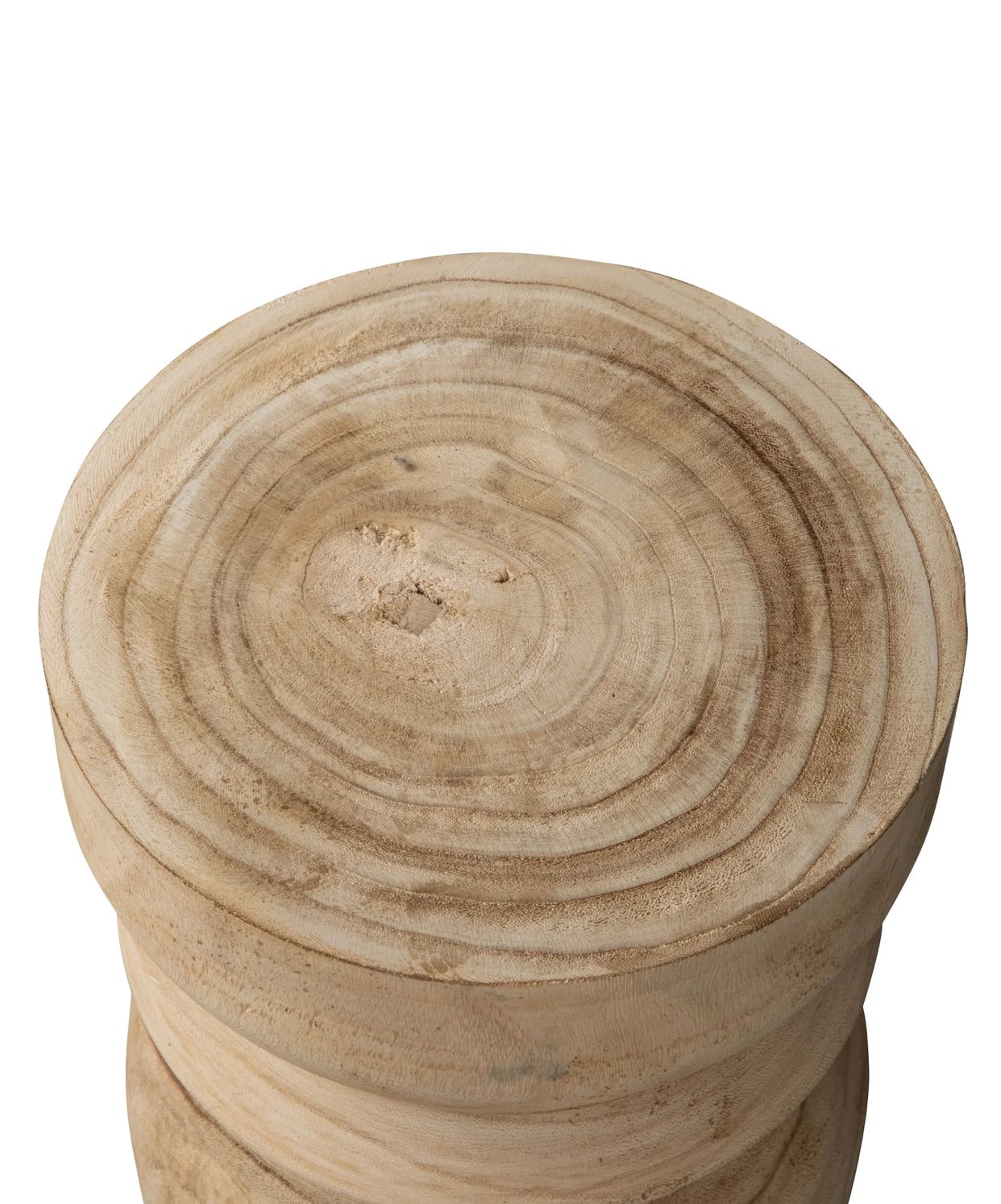 Natural paulownia woood bikkel stool