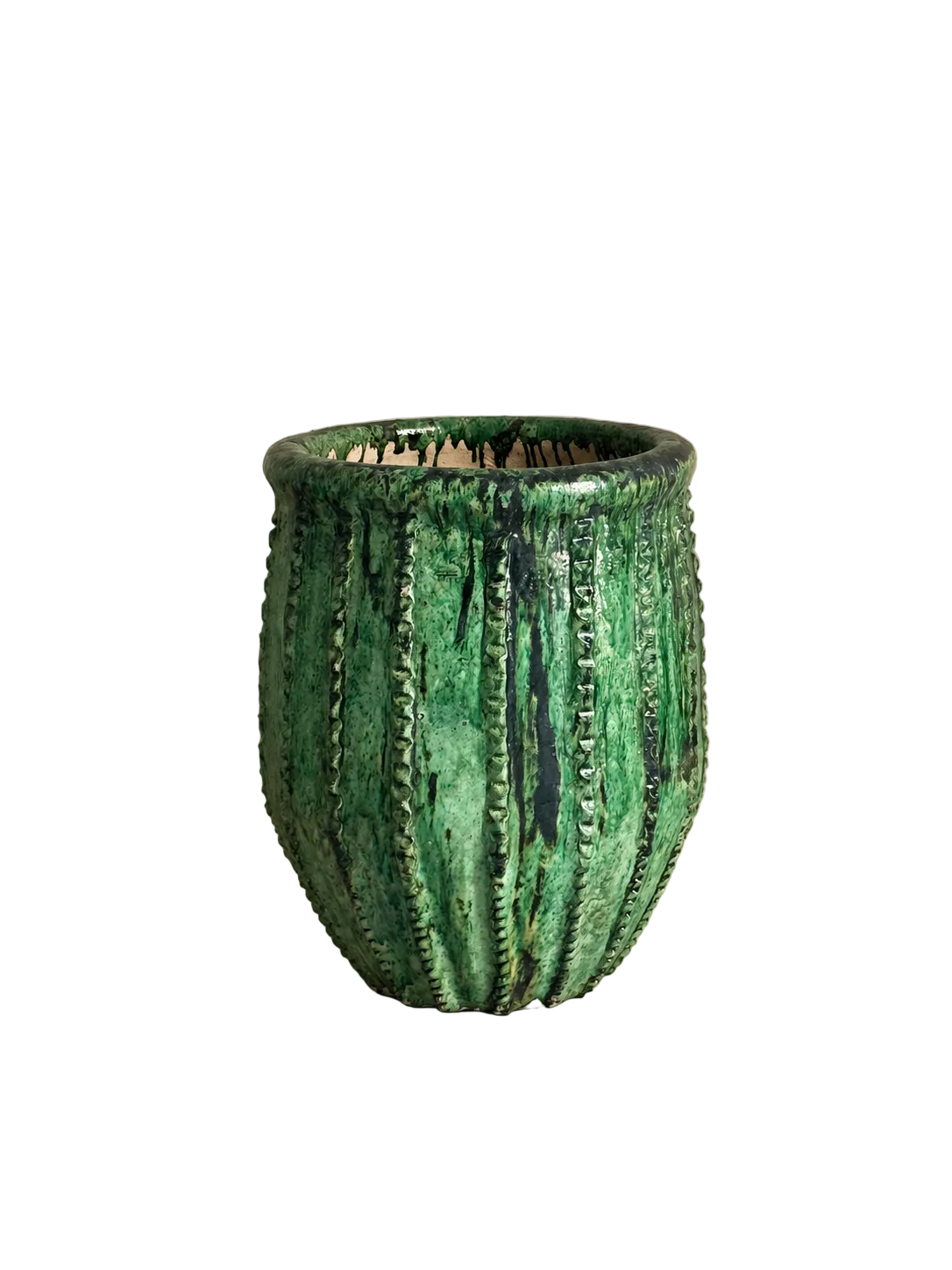 Authentic Tamegroute XL pot - Green