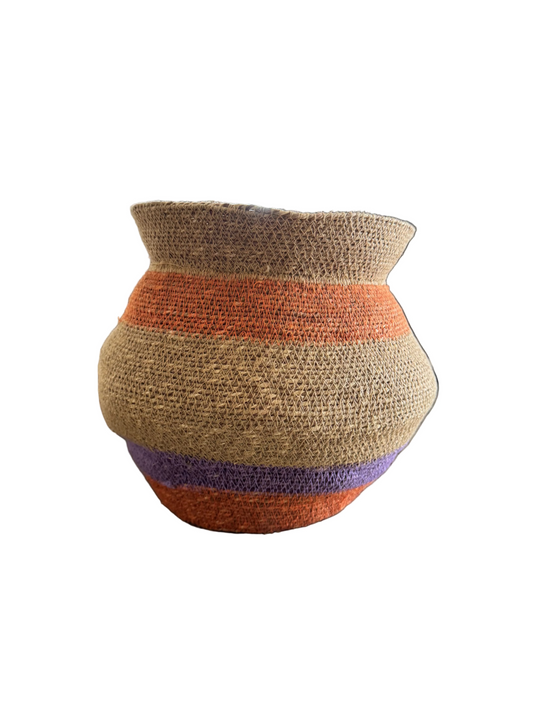 Isa basket Orange/Lila