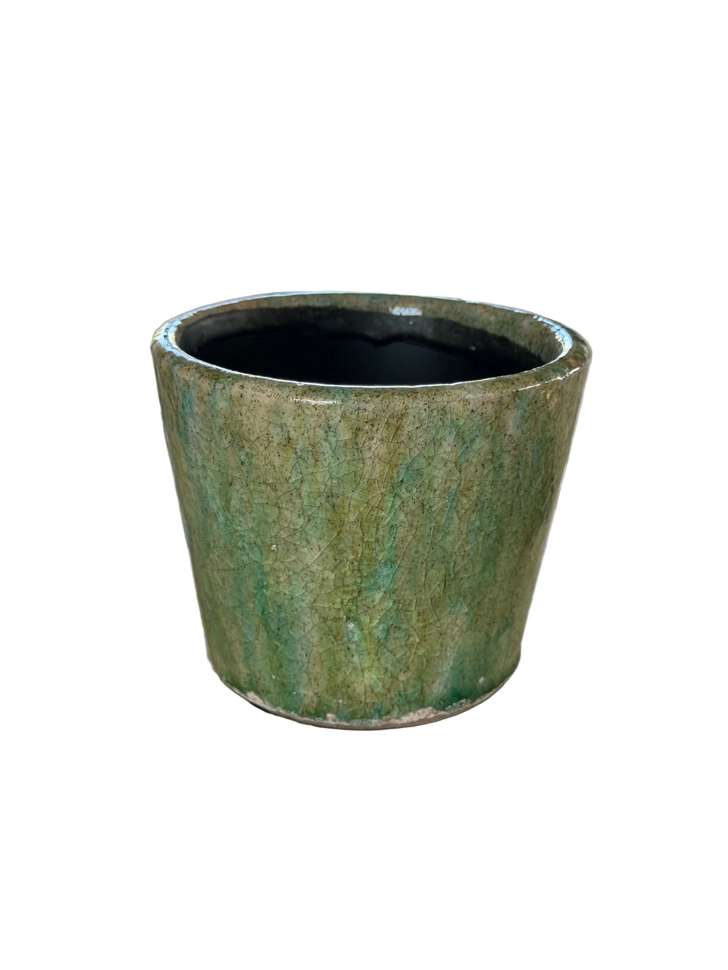 Glazed pot 14 cm | sea green