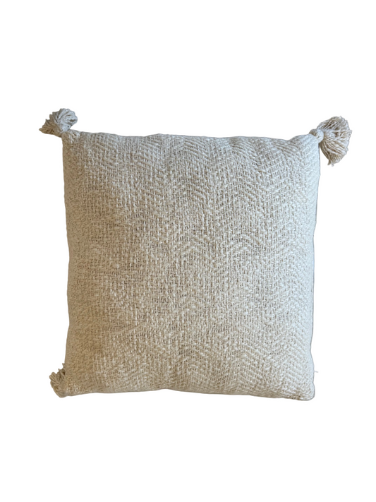 Cotton cushion 50x50 | Ivory