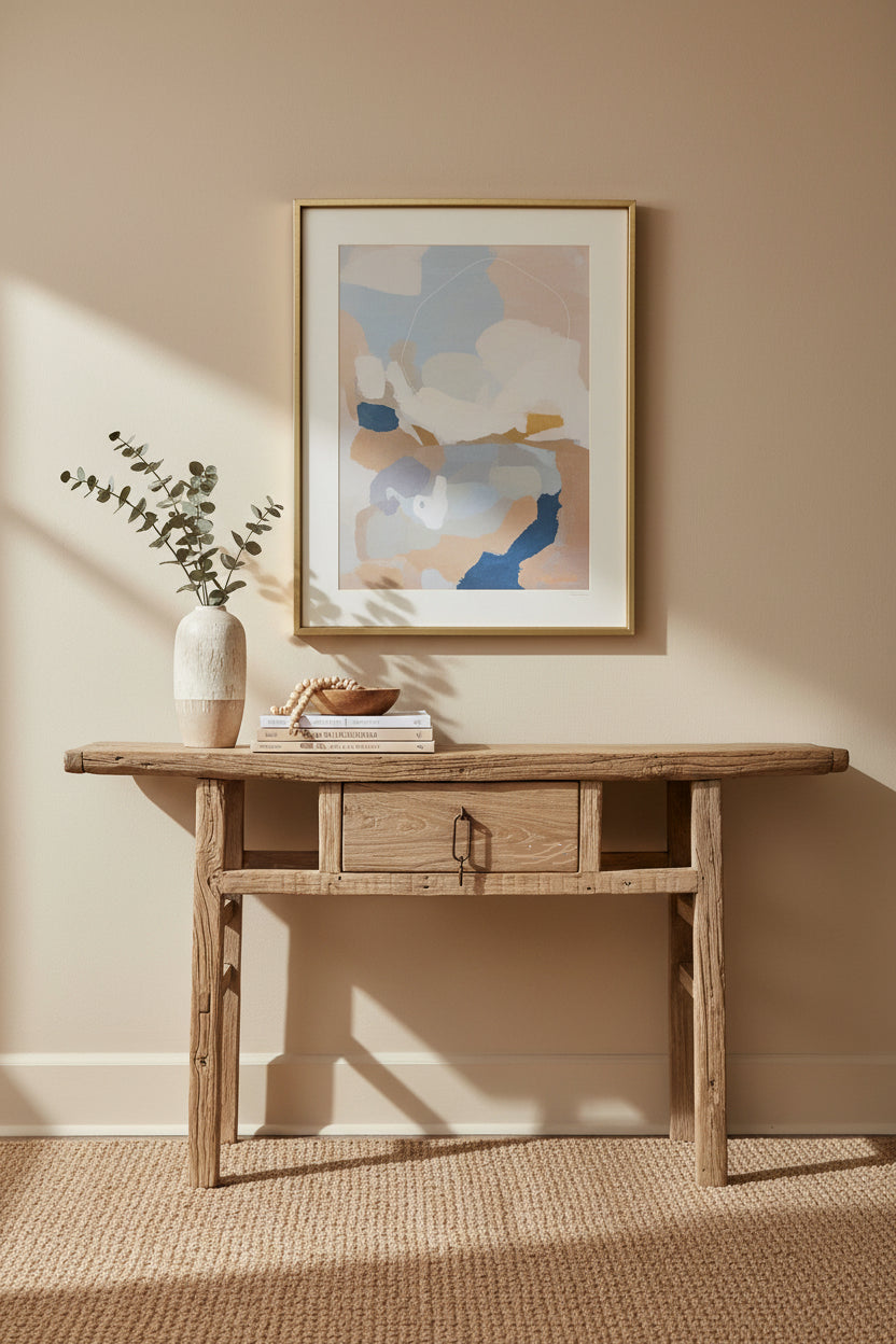 Console table wood 131