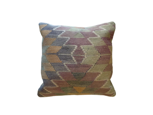 Kelim cushion | Pastel multicolour