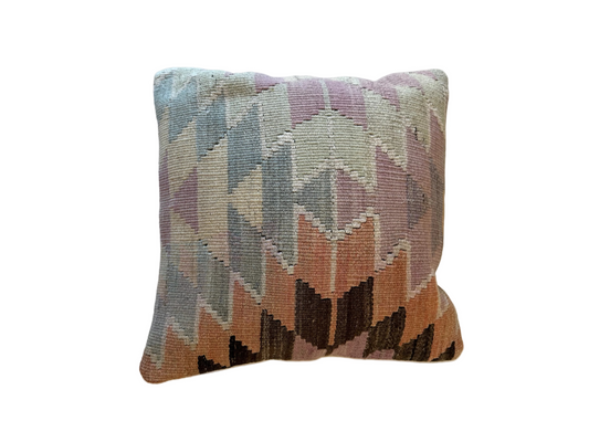 Kelim cushion | Pastel multicolour