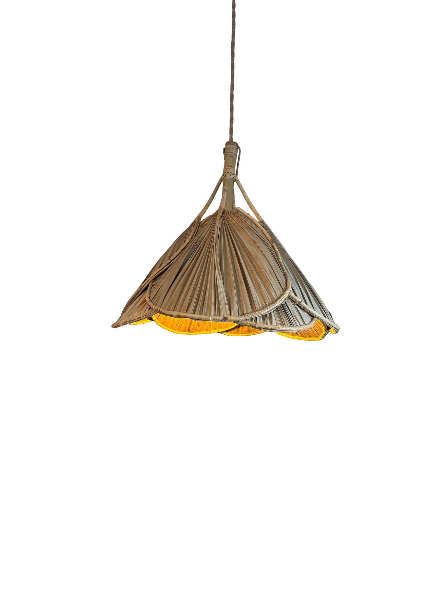 Palm hanging lamp