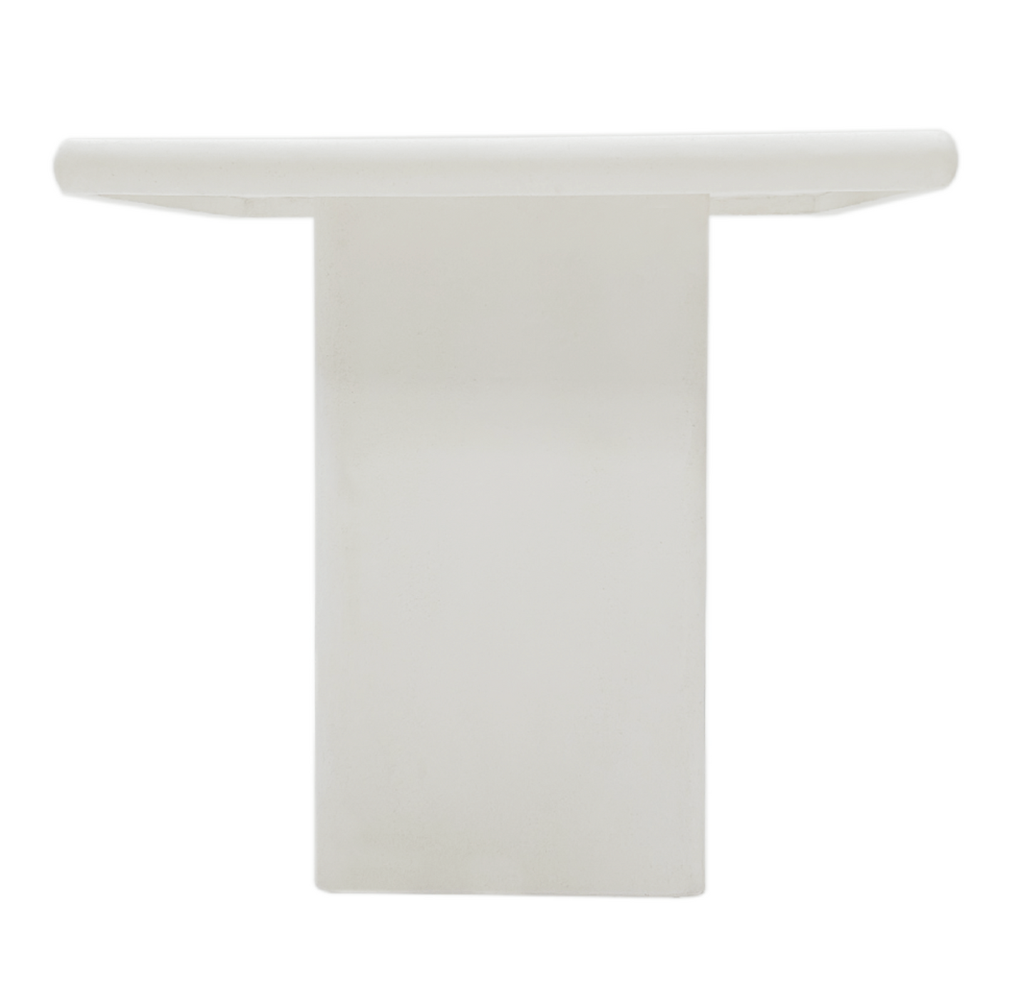 Ibiza square cement table 80 | white