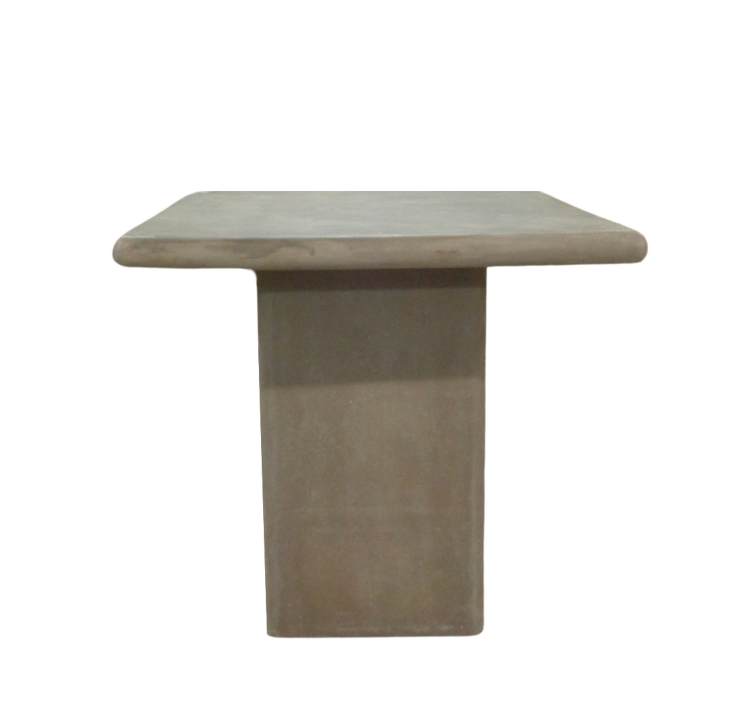 Ibiza square cement table 80 | grey