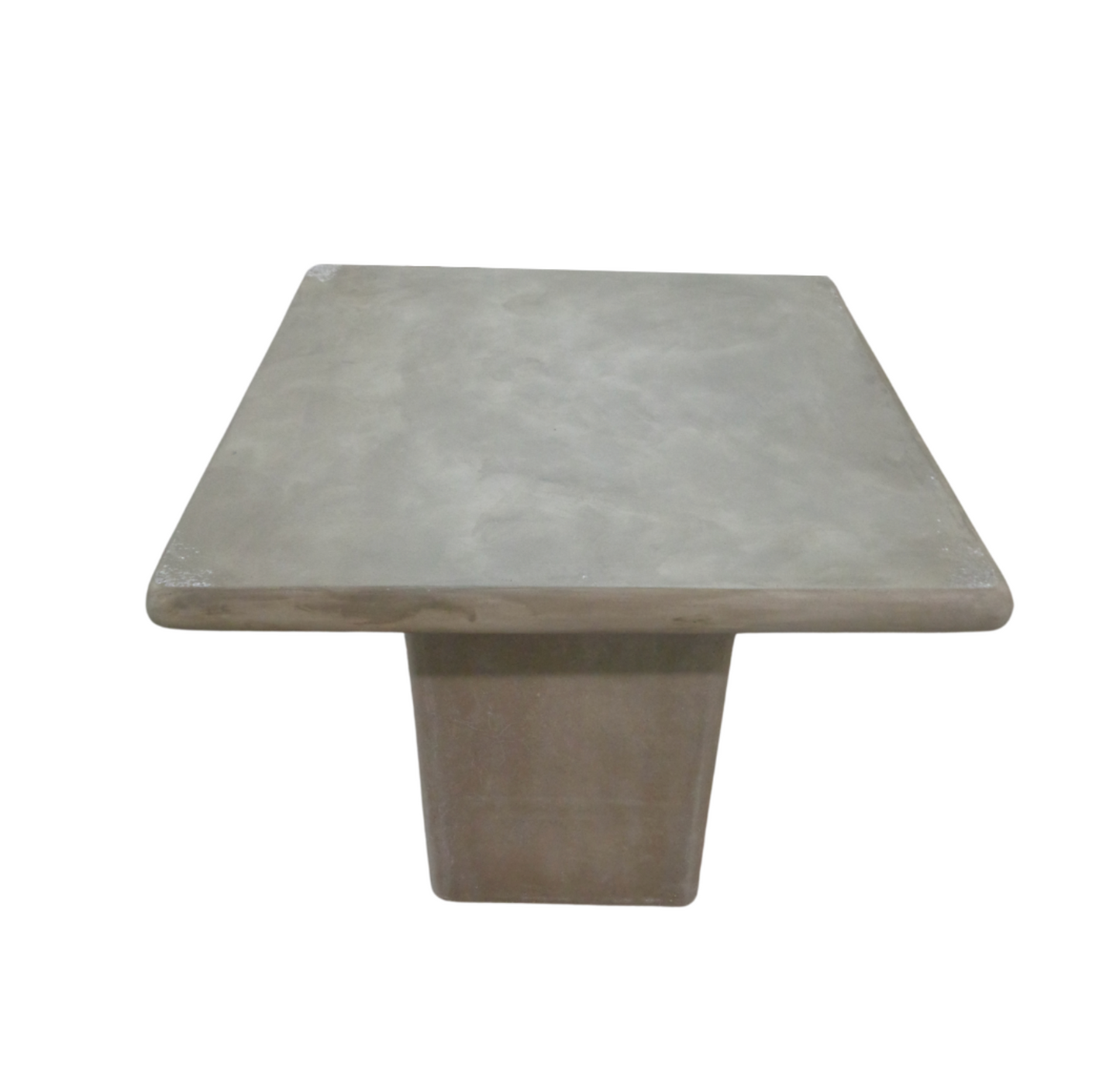 Ibiza square cement table 80 | grey