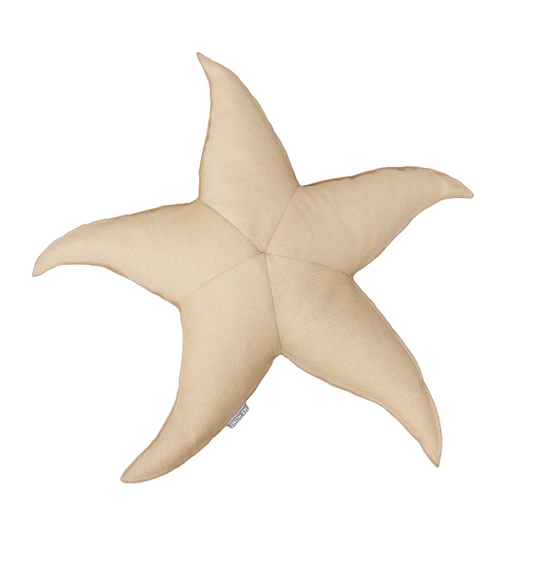 Floating starfish pouf - raffia beige