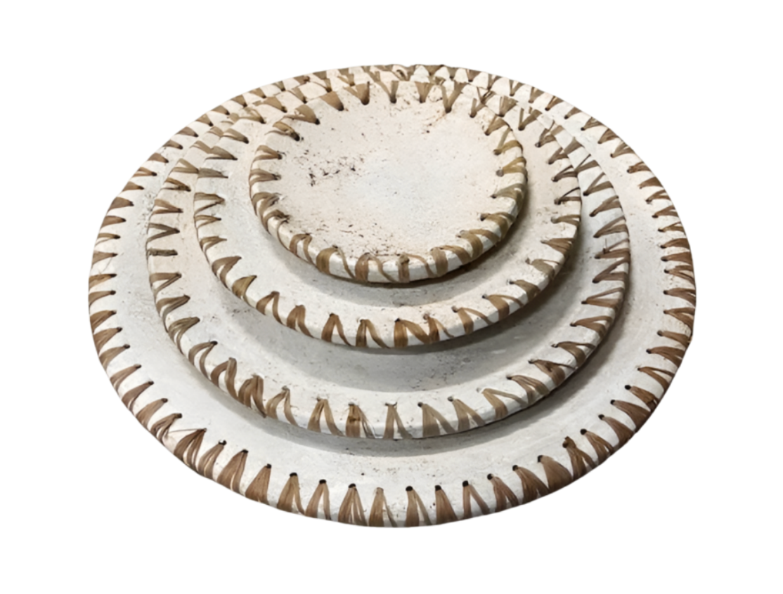 Plate Raf white M