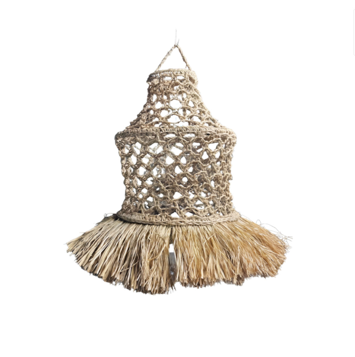 Luna natural hanging lamp