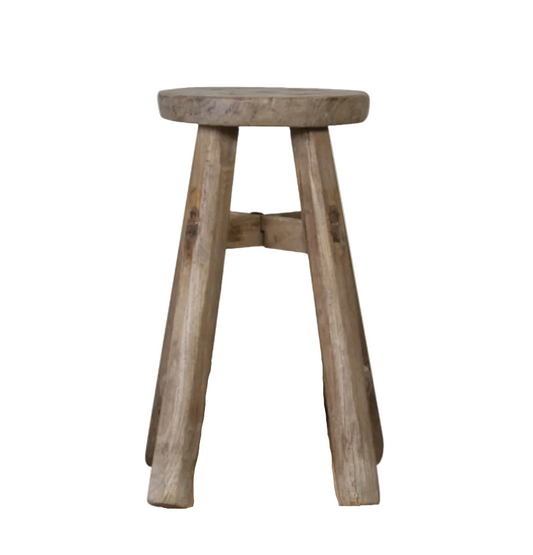 Stool wood round