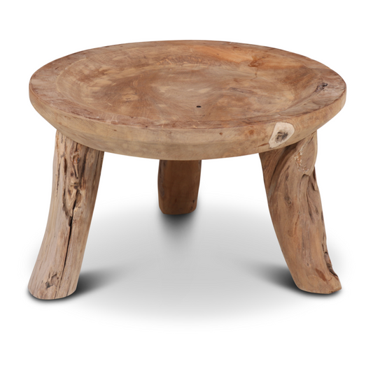 Java round side table