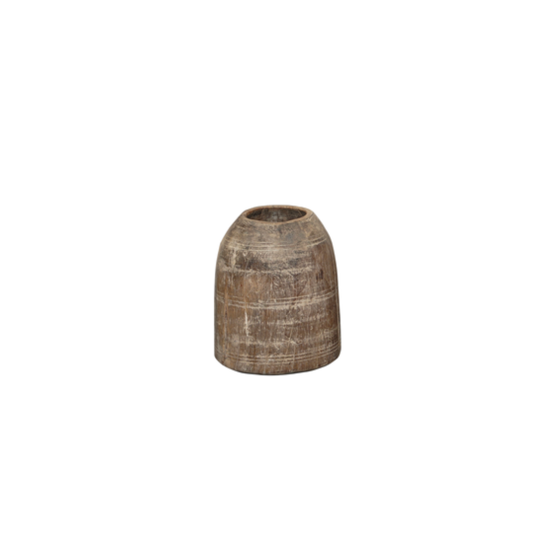 Wooden decorative milk pot S