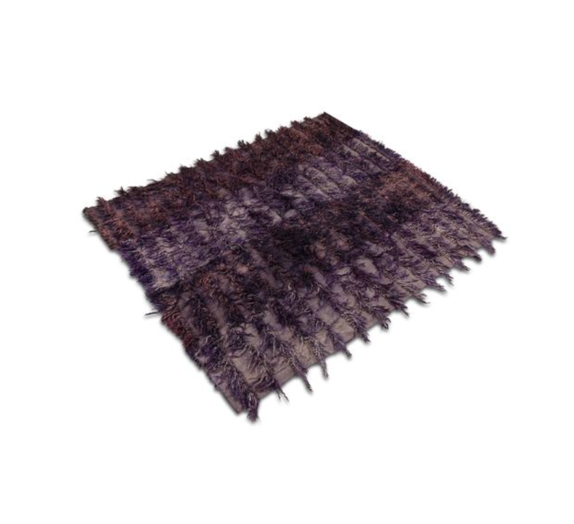 Wall hanging Tulu Aubergine carpet