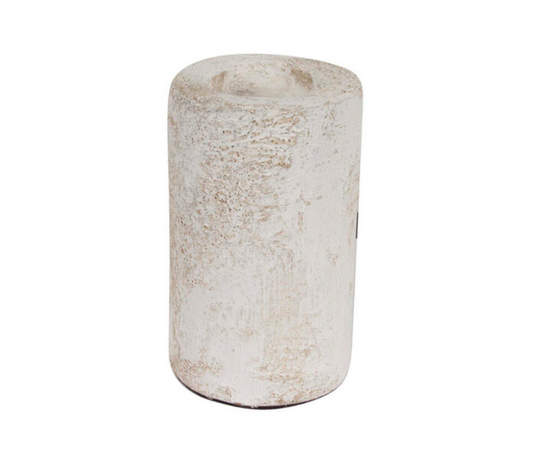 Ceramic Sekura Candle Holder S | White