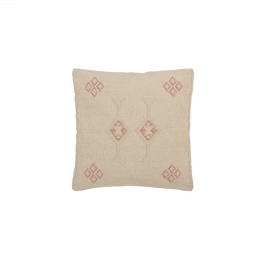Ceuta cushion | Cream/Pink