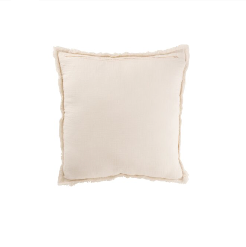 Raffle cushion | White