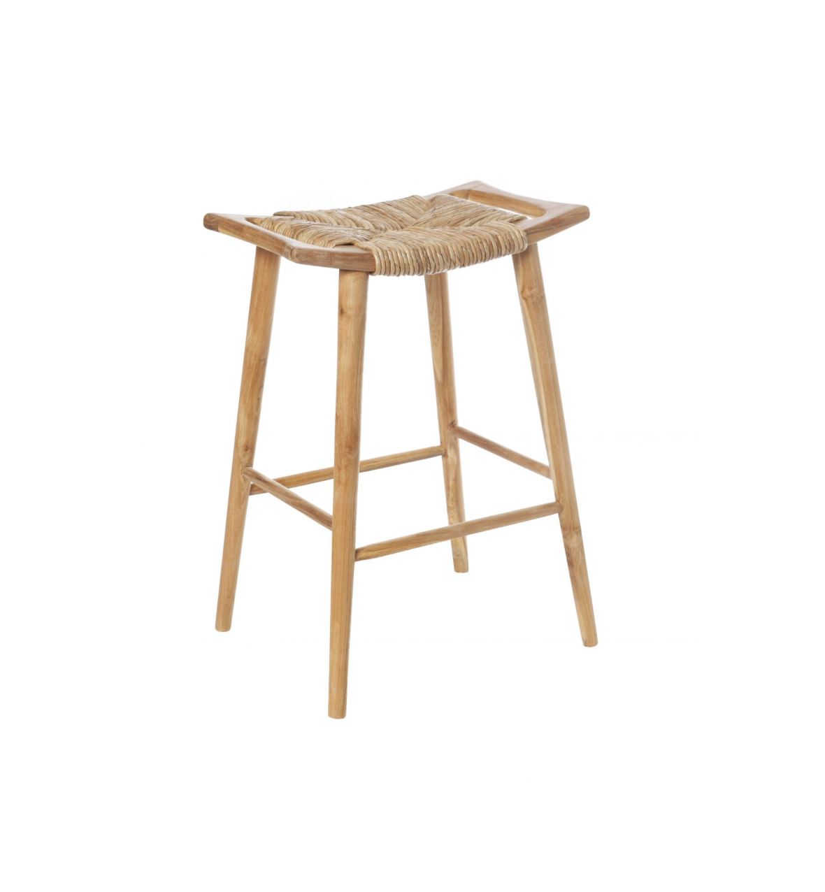 Bora Bar stool wood | rattan
