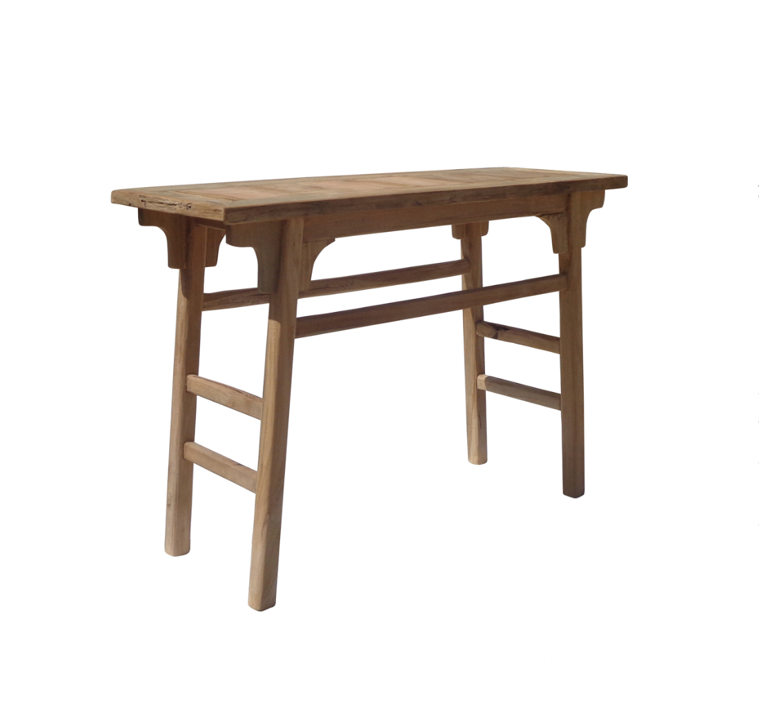 Console table wood 120