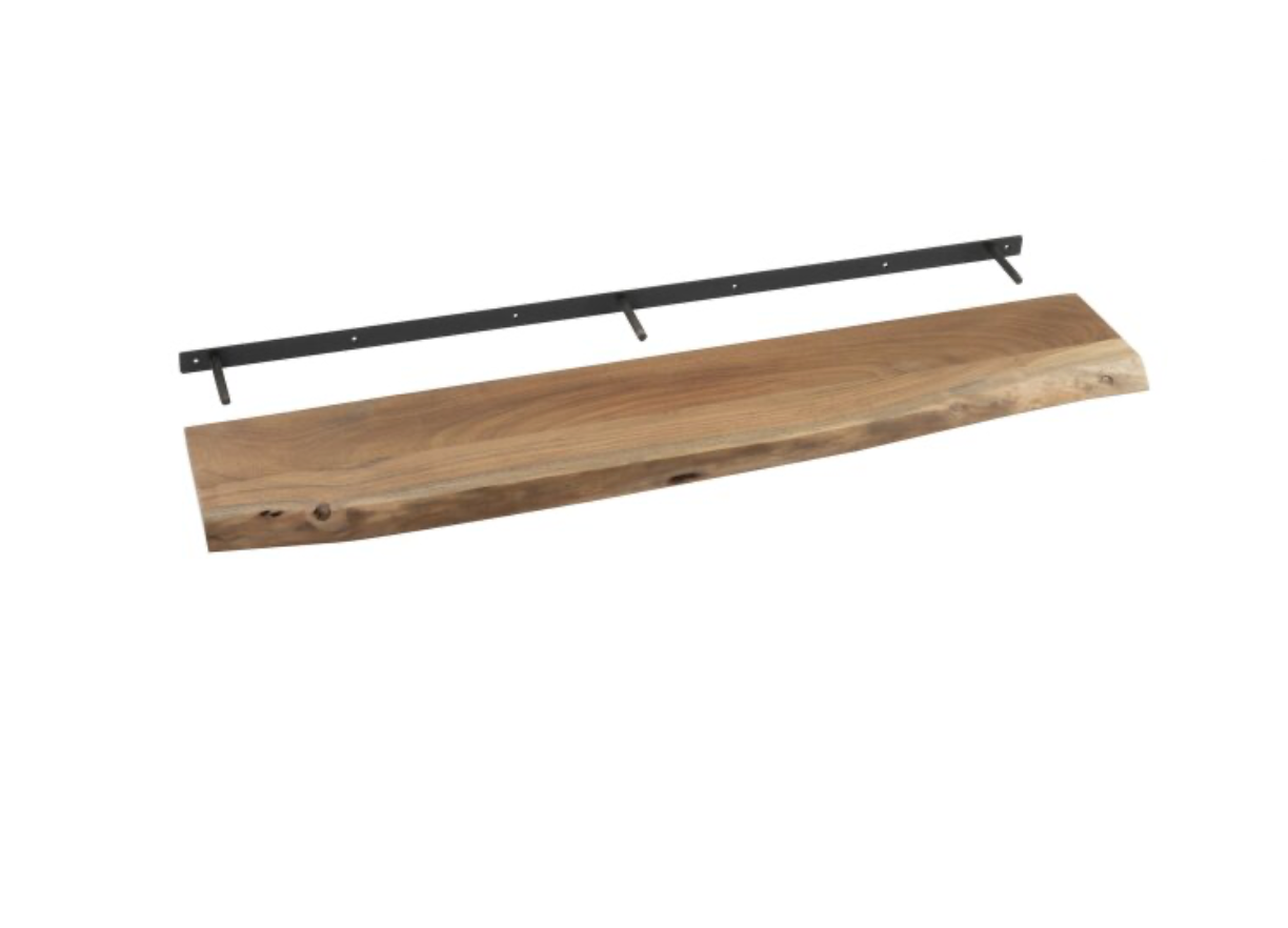 Wooden wall shelf | Acacia | 115