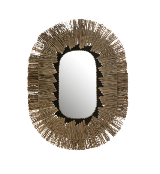 Boho oval wall mirror | 115