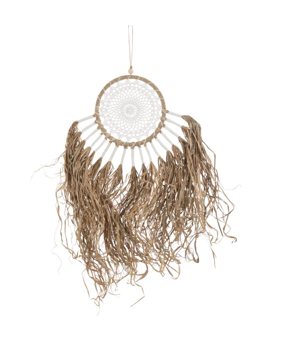 Boho dreamcatcher raffia