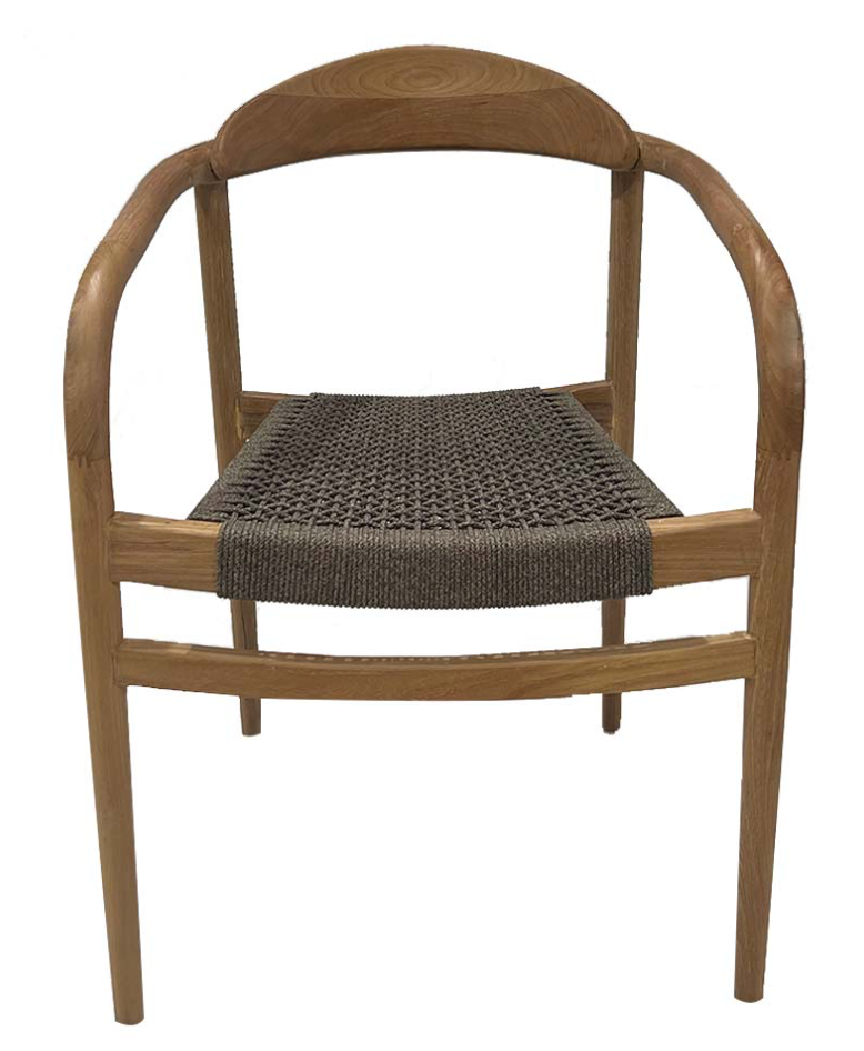 Outdoor dining chair | grey