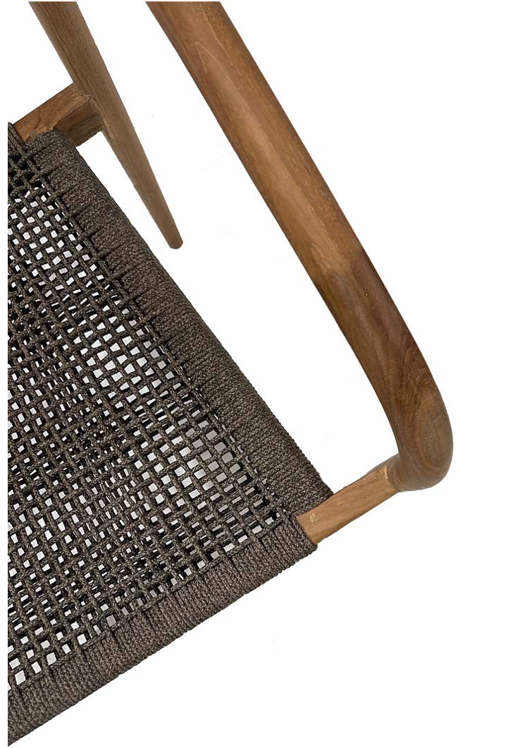 Outdoor dining chair | grey