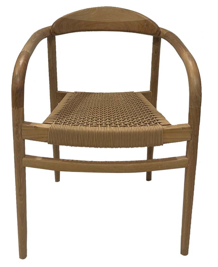 Outdoor dining chair | brown