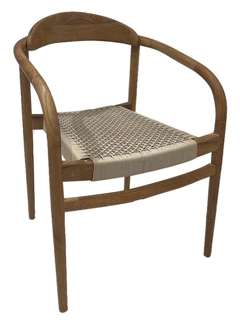 Outdoor dining chair | grey