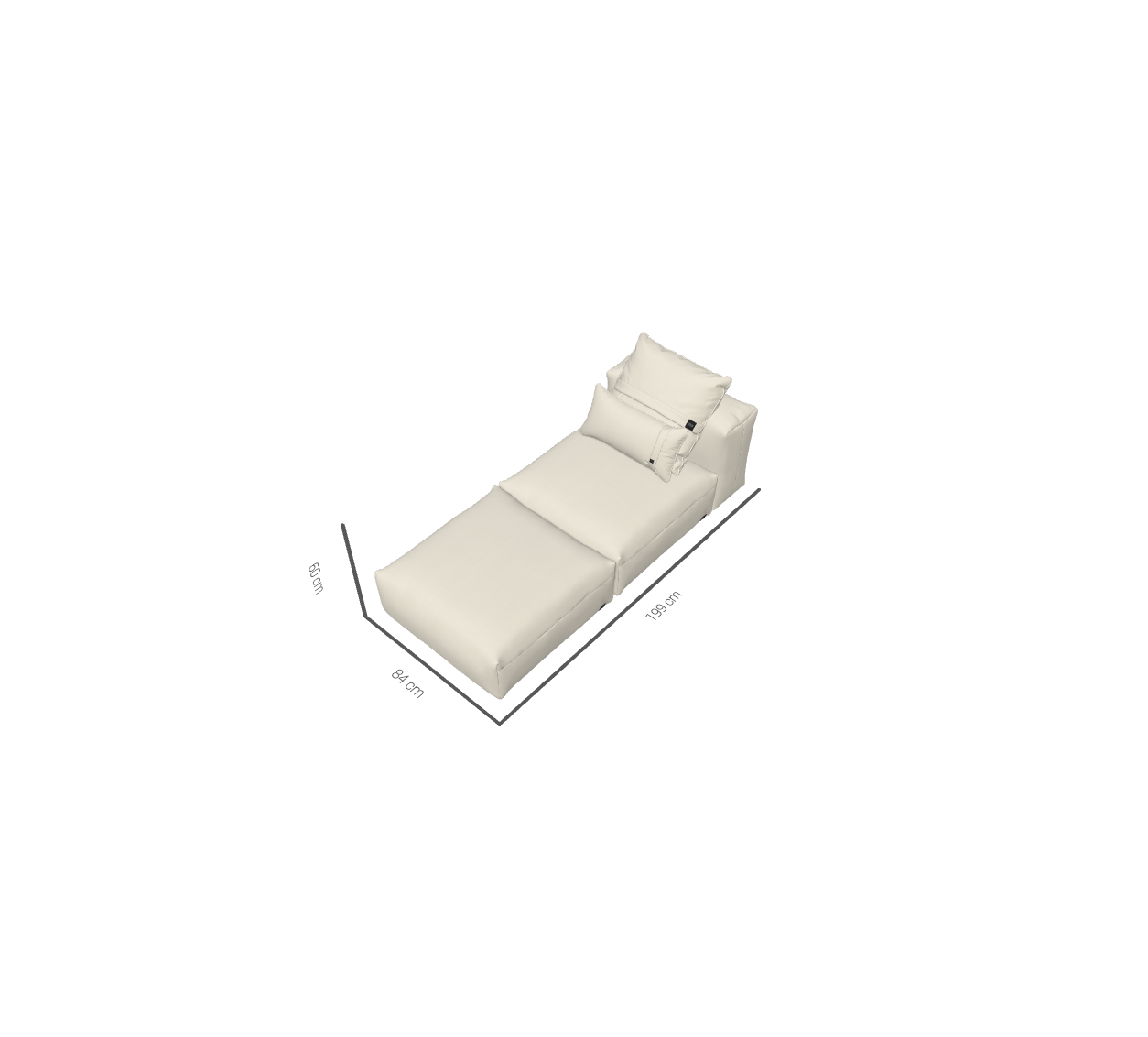 Vetsak Outdoor daybed - pique